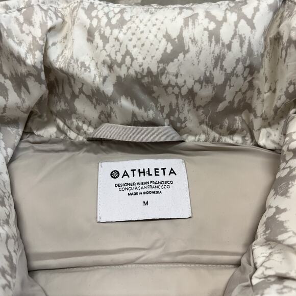 ATHLETA Downtown Printed Jacket in Python Seasalt Size Medium - Picture 7 of 7